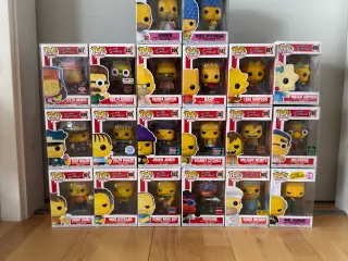 Funko Pop Simpsons Samling