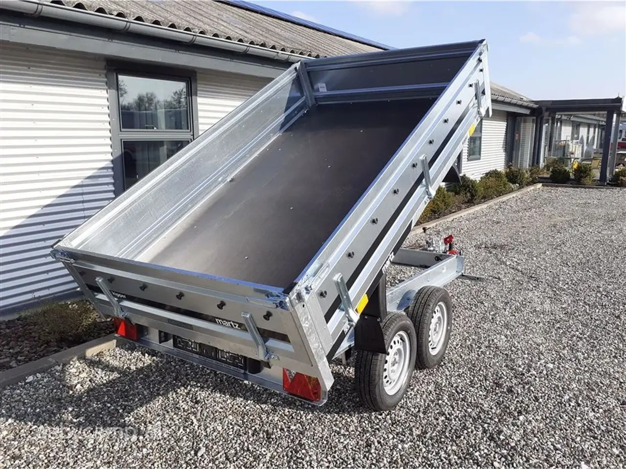 Billede 4 - 0 - Martz Transporter 2515 tipper   Martz boggie trailer med hydraulich tip 750 kg til skarp pris