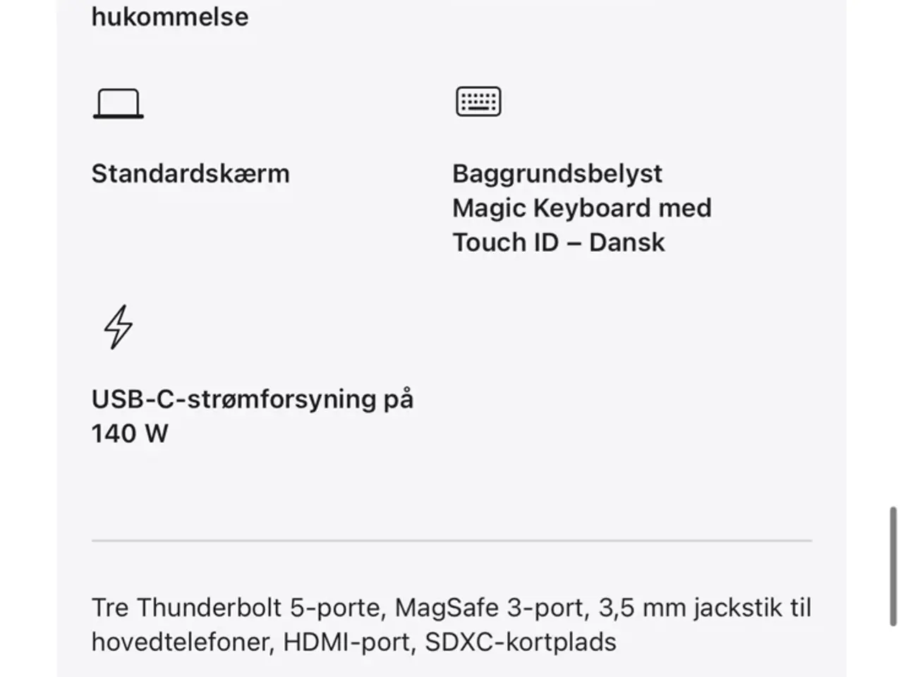 Billede 2 - Apple MacBook Pro M5 Pro 64 gb ram 16 tommer