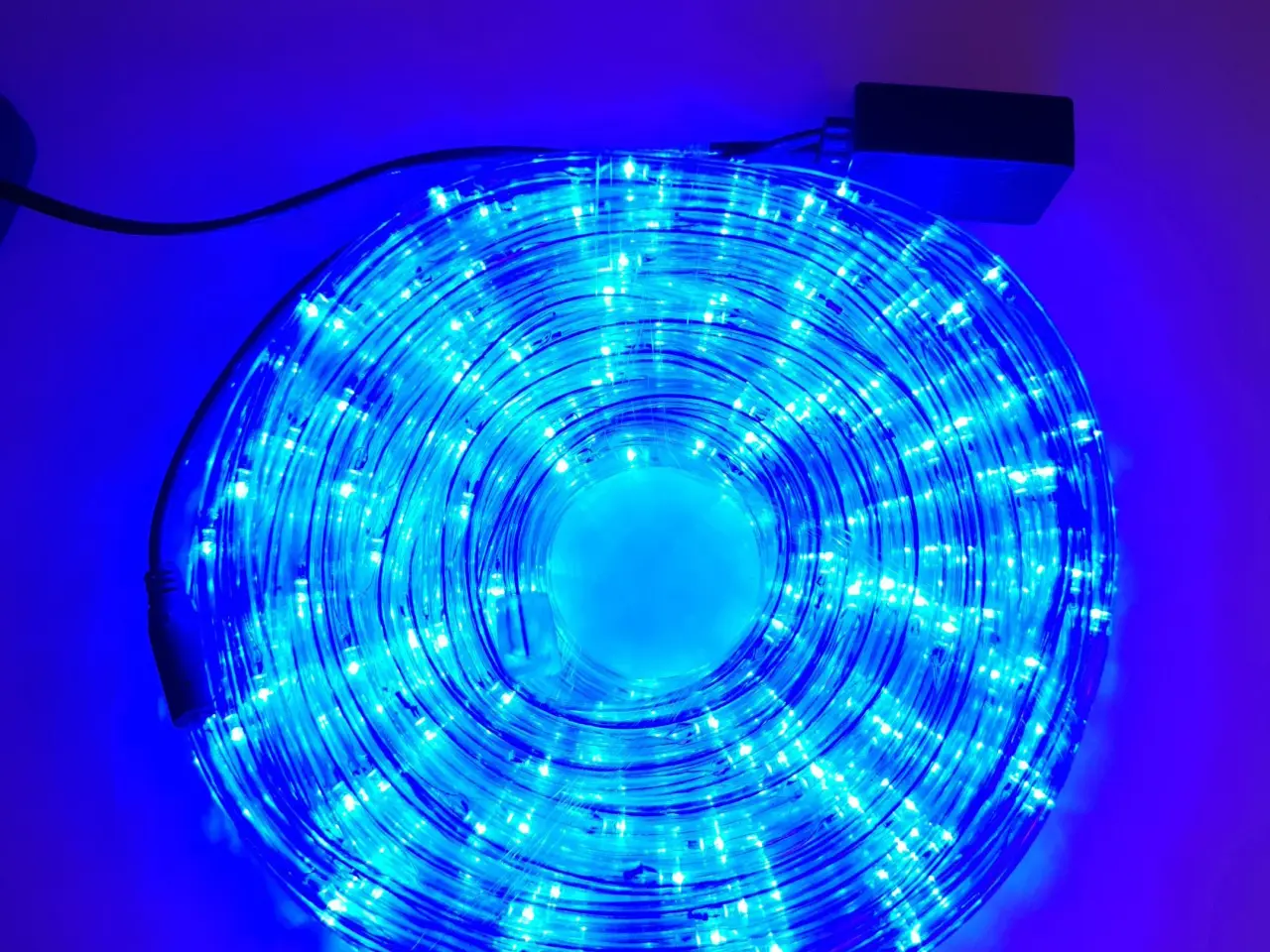 Billede 1 - 20m LED BLÅ Kæde / Julelys
