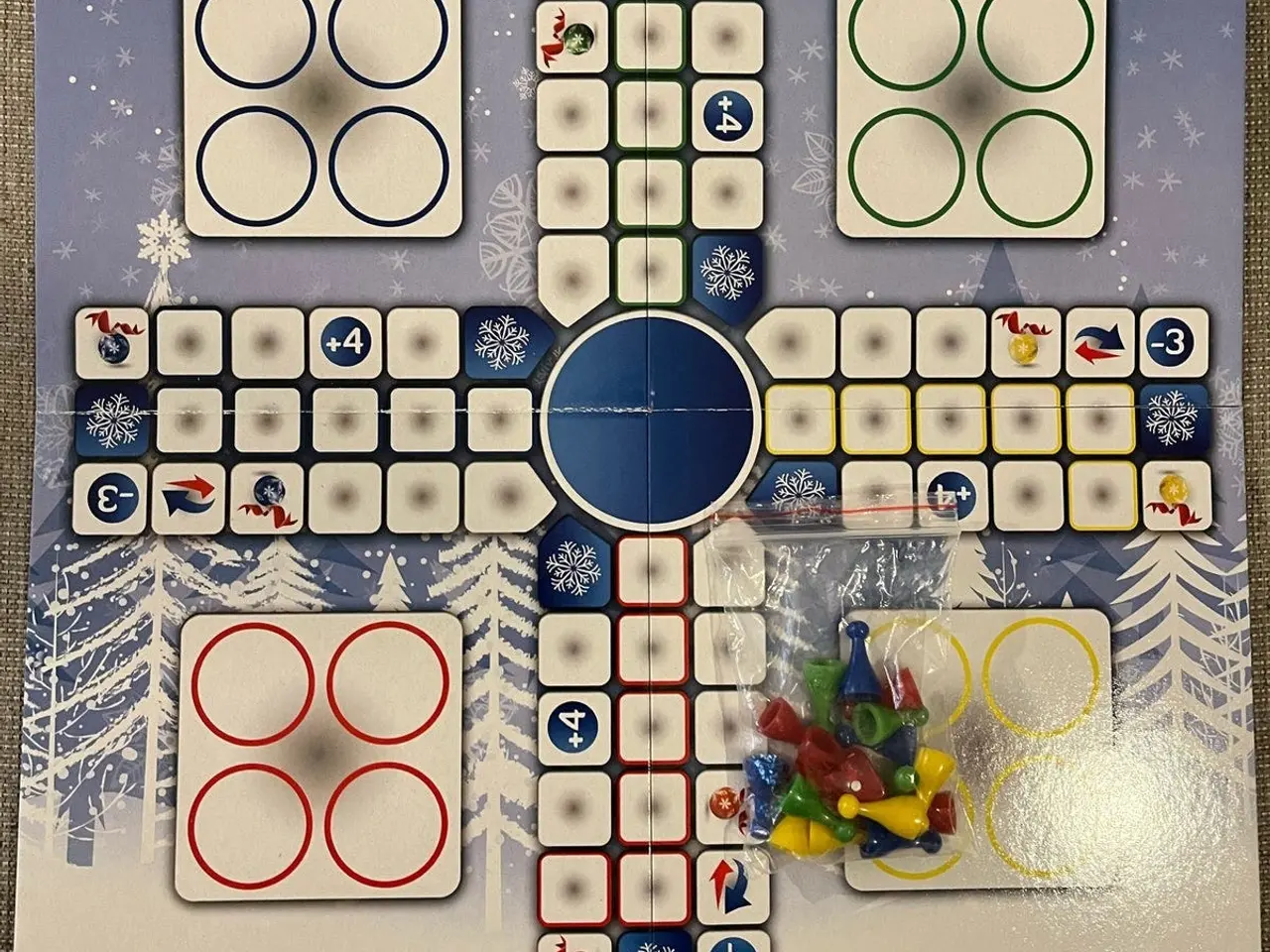 Billede 2 - Jule-Ludo brætspil (komplet)