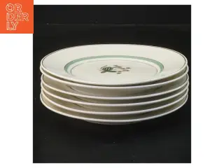 Sæt af 6 tallerkener Hjertegræs, Royal Copenhagen (str. 6 stk Ø 16 cm) fra Royal Copenhagen