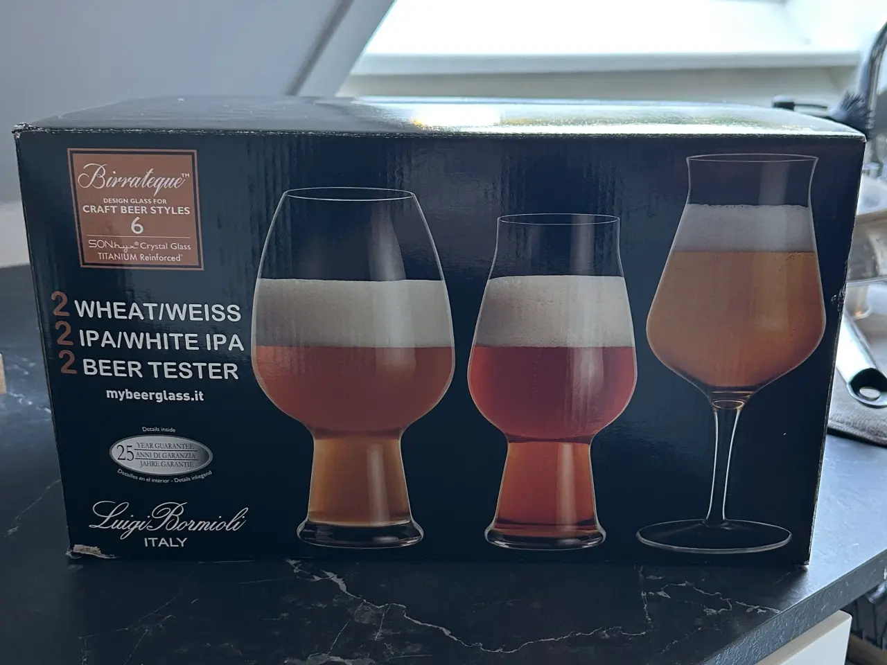 Billede 1 - 6x Birrateque ølglas