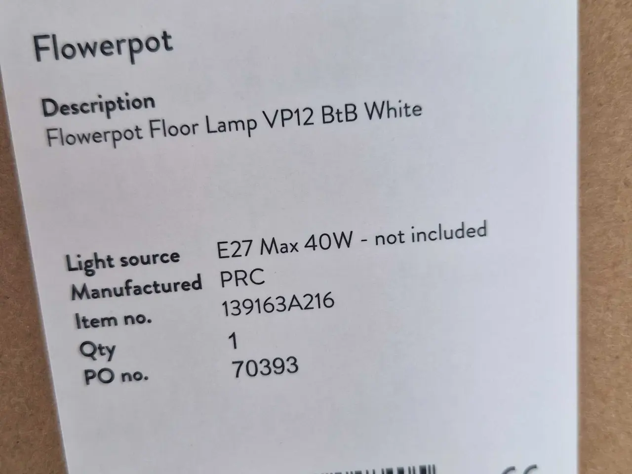 Billede 4 - Verner Panton - Flowerpot gulvlampe
