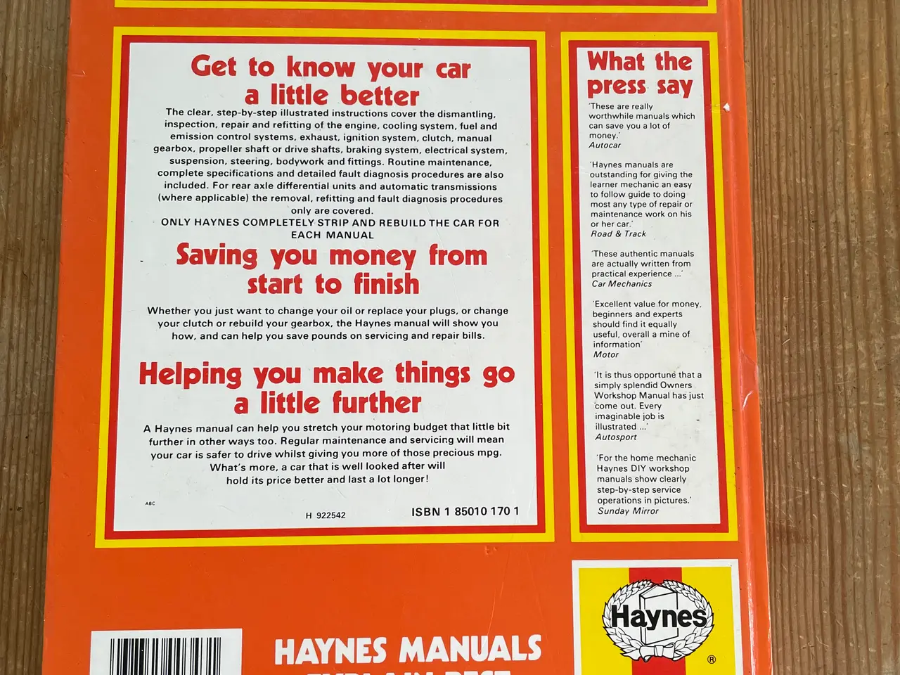 Billede 2 - Haynes værkstedshåndbog