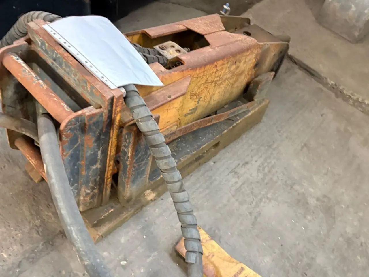 Billede 3 - Hydraulikhammer med slanger og fæsteramme Til 8-12 ton maskine
