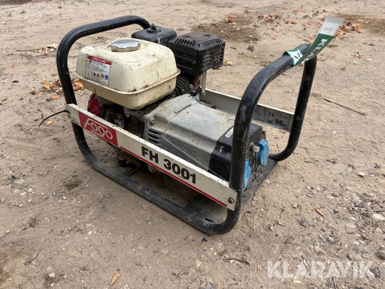 Billede 3 - Generator Fogo FH3001 2x230 volt.