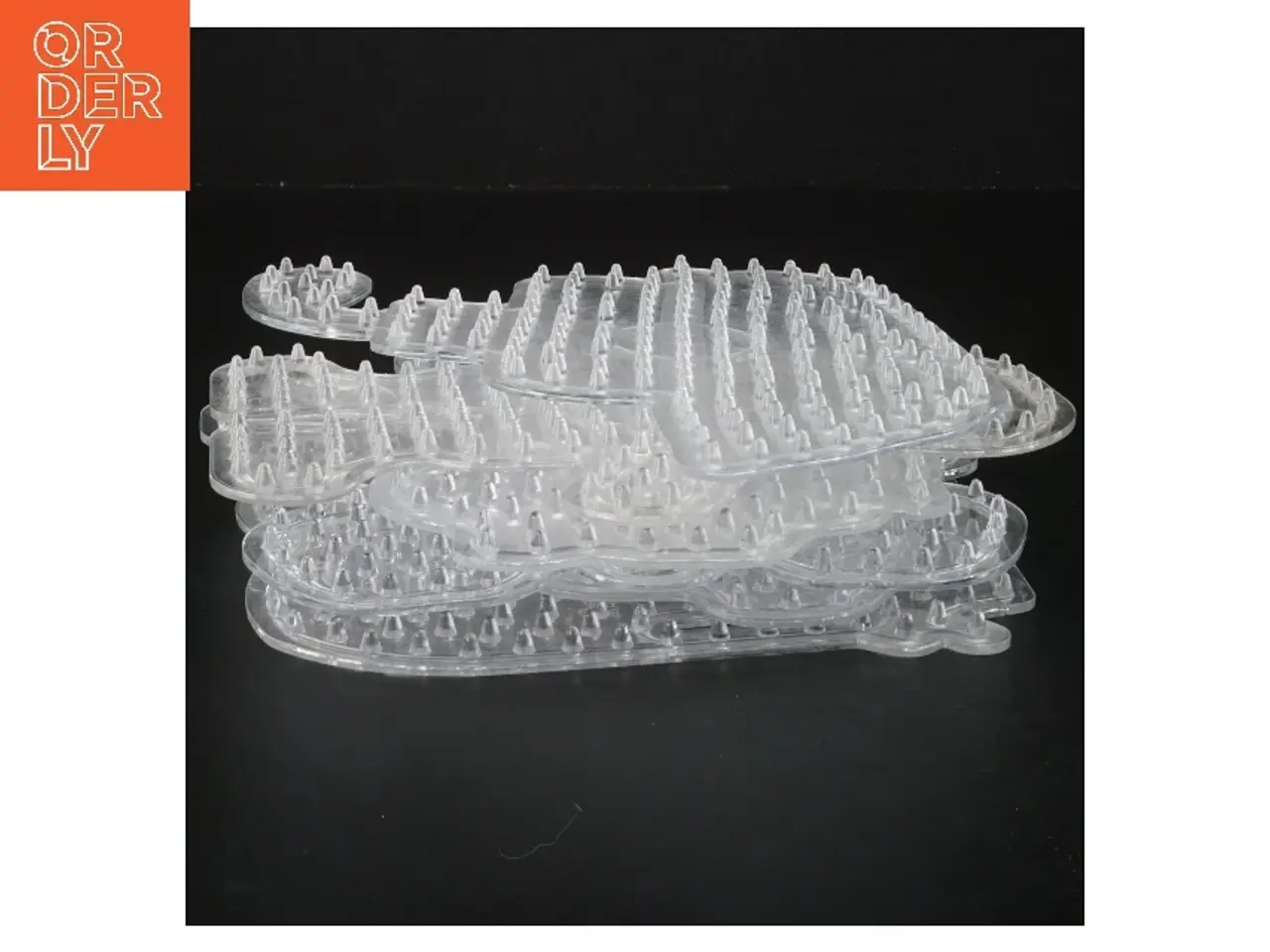 Billede 1 - Transparent perleplader fra Hama (str. 6 styk, ø ca. 20 cm)