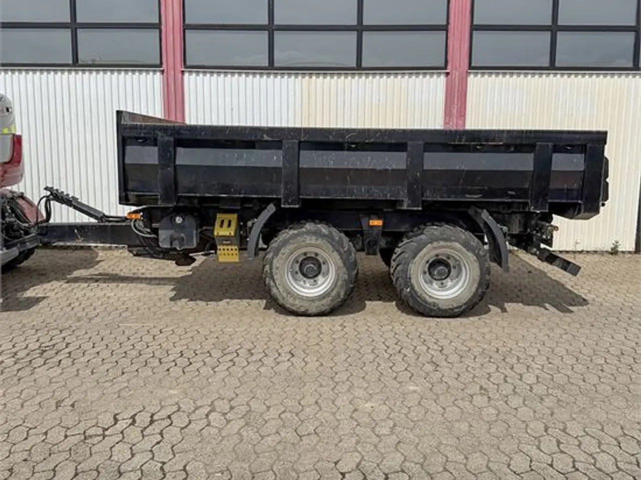 Billede 3 - ABC Köksal Hummel RM44100 - Tip trailer med hurtigskift / Tip trailer with quick coupler hydraulik