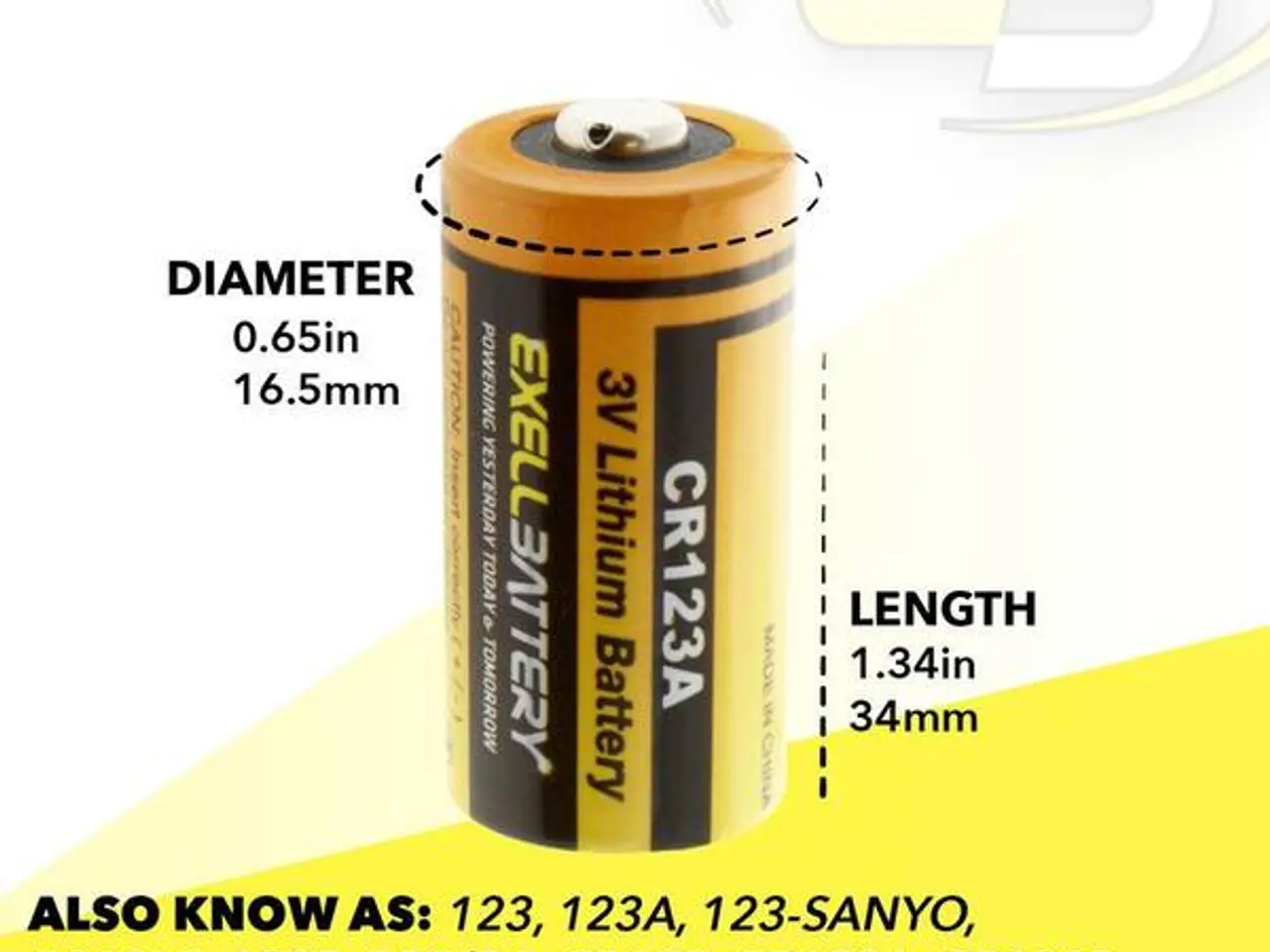 Billede 10 - GP Lithium CR123A 3V batteri – 2800 mAh