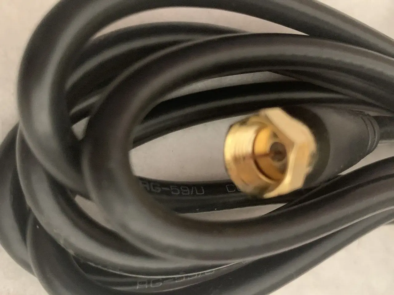 Billede 2 - Antennekabel RG-59Umed guldterminaler
