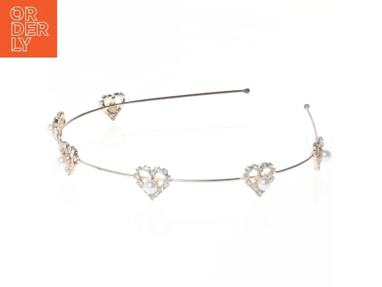 Billede 2 - Perle og krystal tiara (str. 12 cm)
