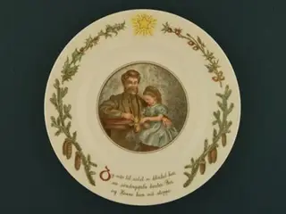 Peters Jul Tallerken 18 cm. Nr. 7 - Royal Copenhagen