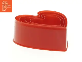 Udstiksforme til bagning, hjerteformet (str. 9x9 cm)