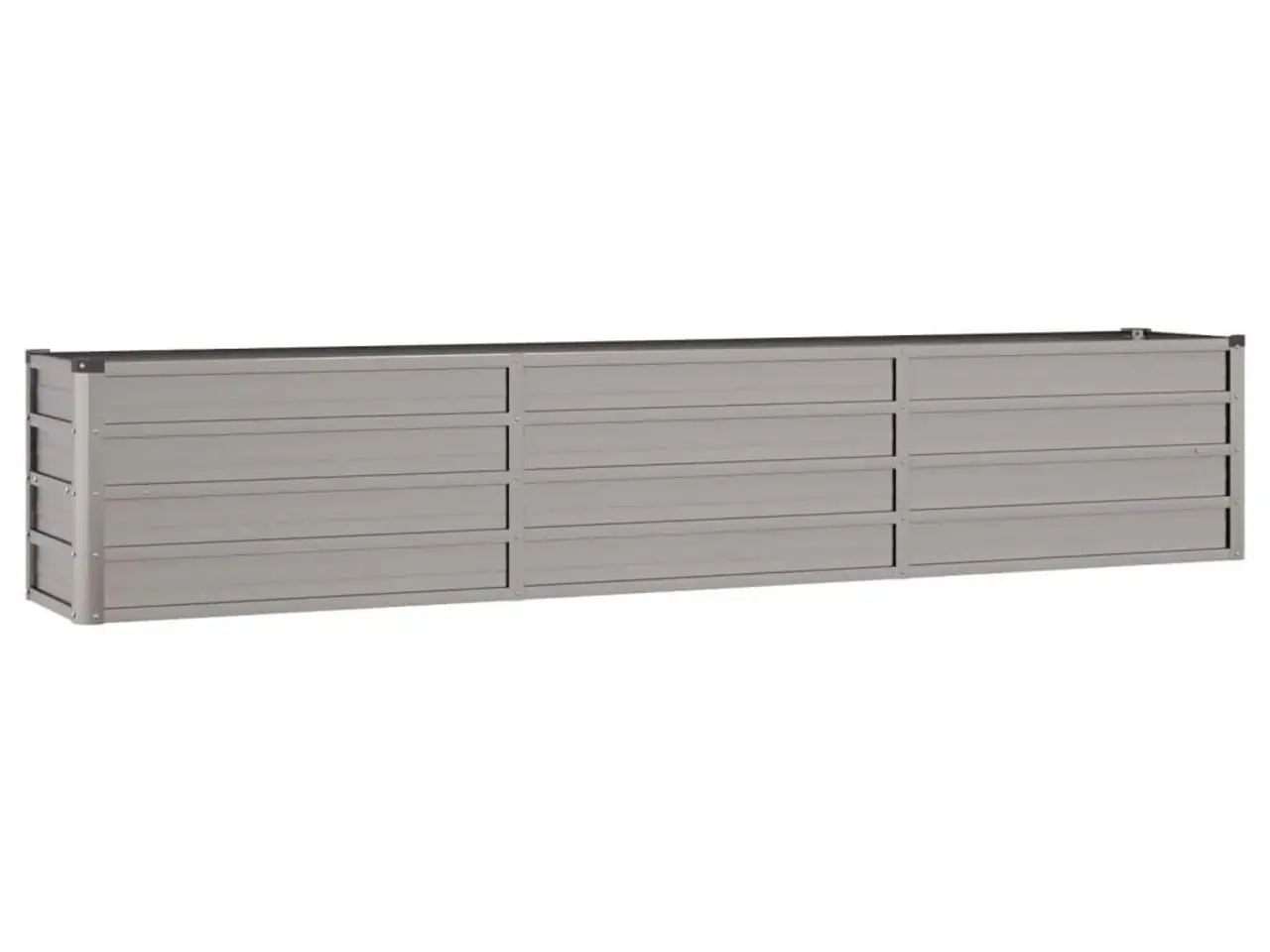 Billede 3 - Højbed i cortenstål 240×40×45 cm - rustfarvet plantekasse