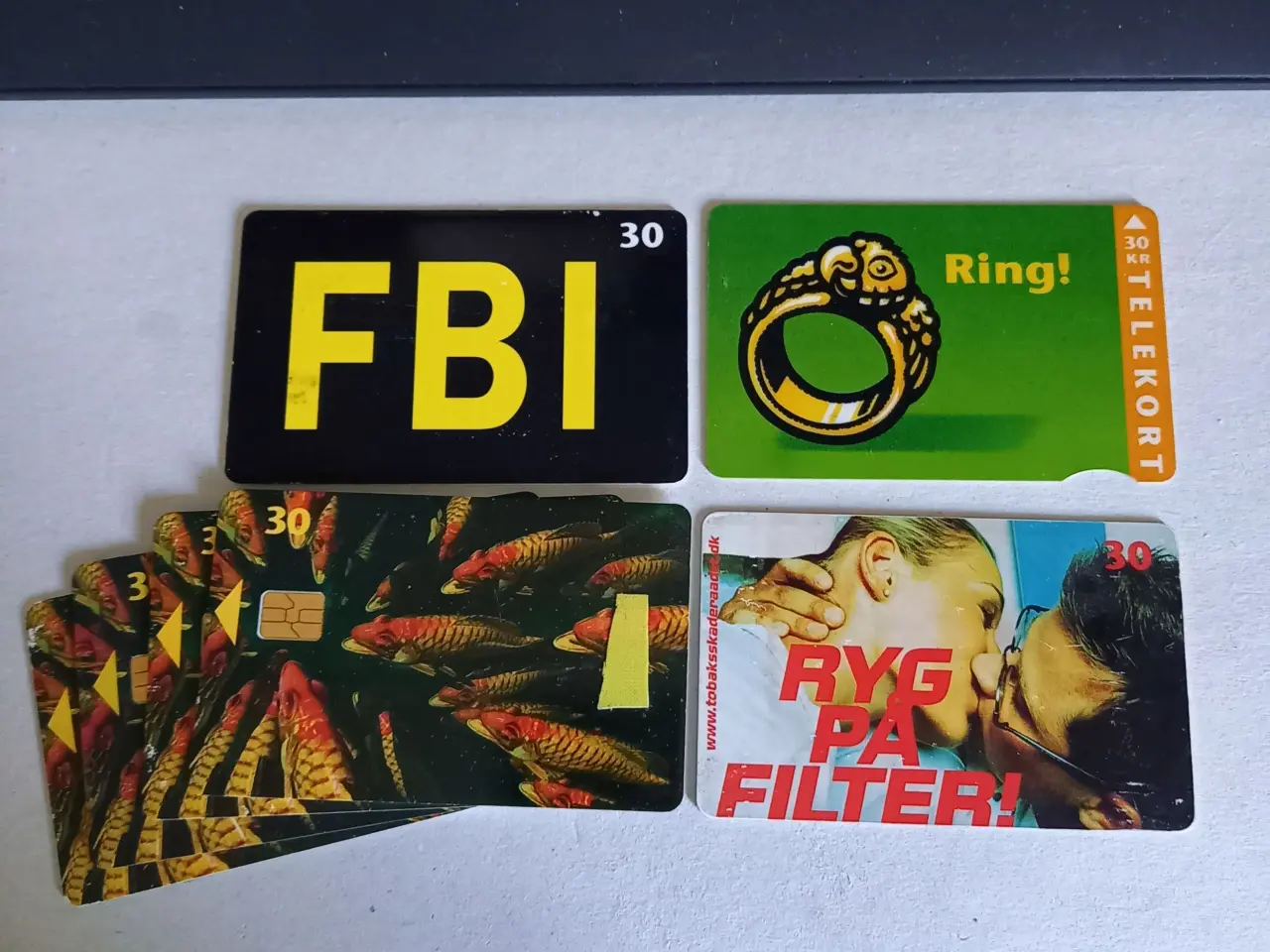 Billede 1 - Telekort, 7 stk.