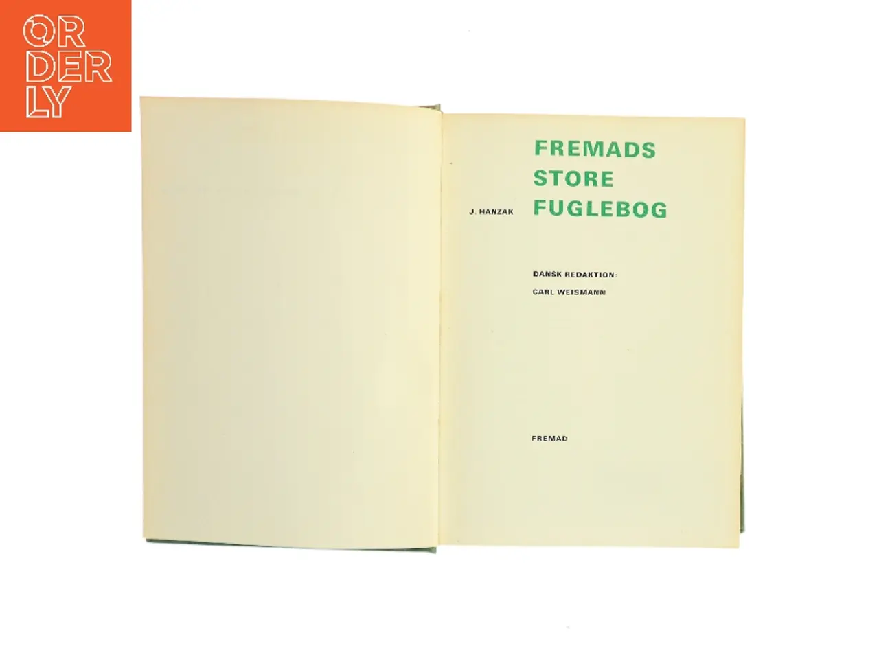 Billede 1 - Fremads store fuglebog af J. Hanzak (Bog)