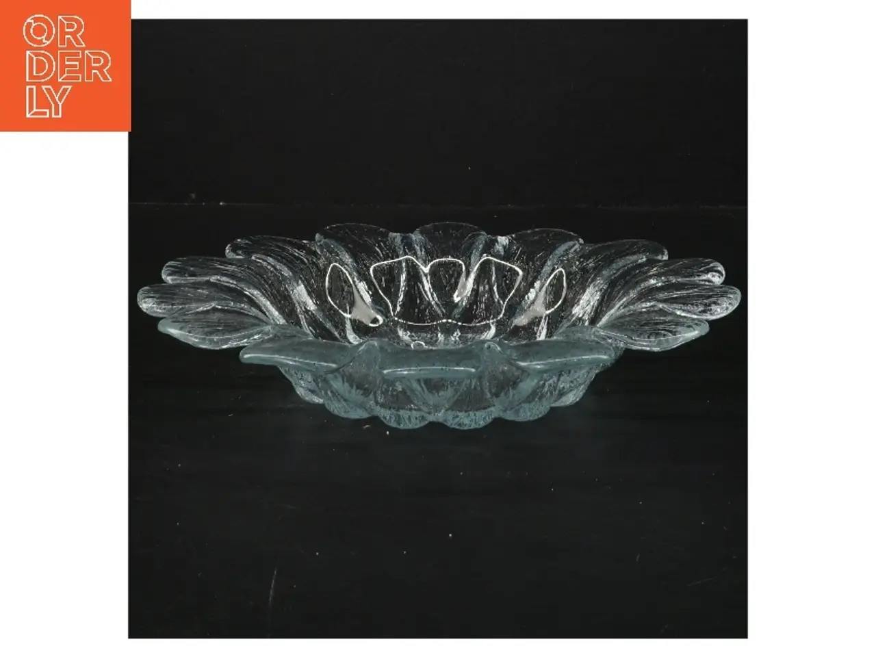 Billede 1 - Holmegaard Glasskål (str. Ø 23 cm)