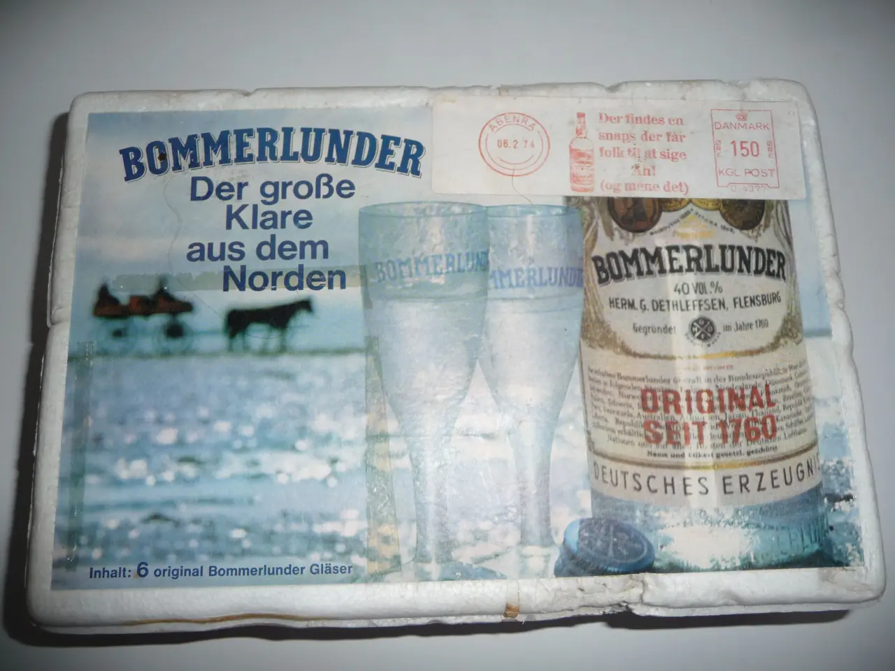 Billede 1 - 6 Bommerlunder glas
