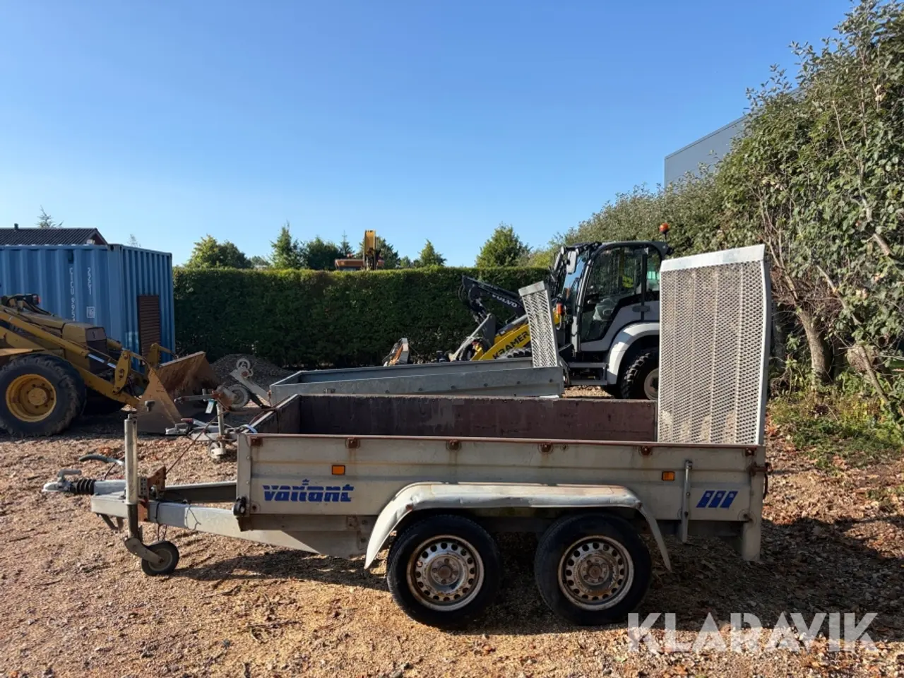 Billede 2 - Trailer Variant 1604 1300 kilo med spil og rampe.