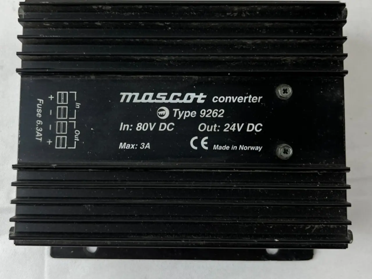 Billede 1 - Mascot 9262 DC‑DC Converter 80 V DC to 24 V DC 3 A