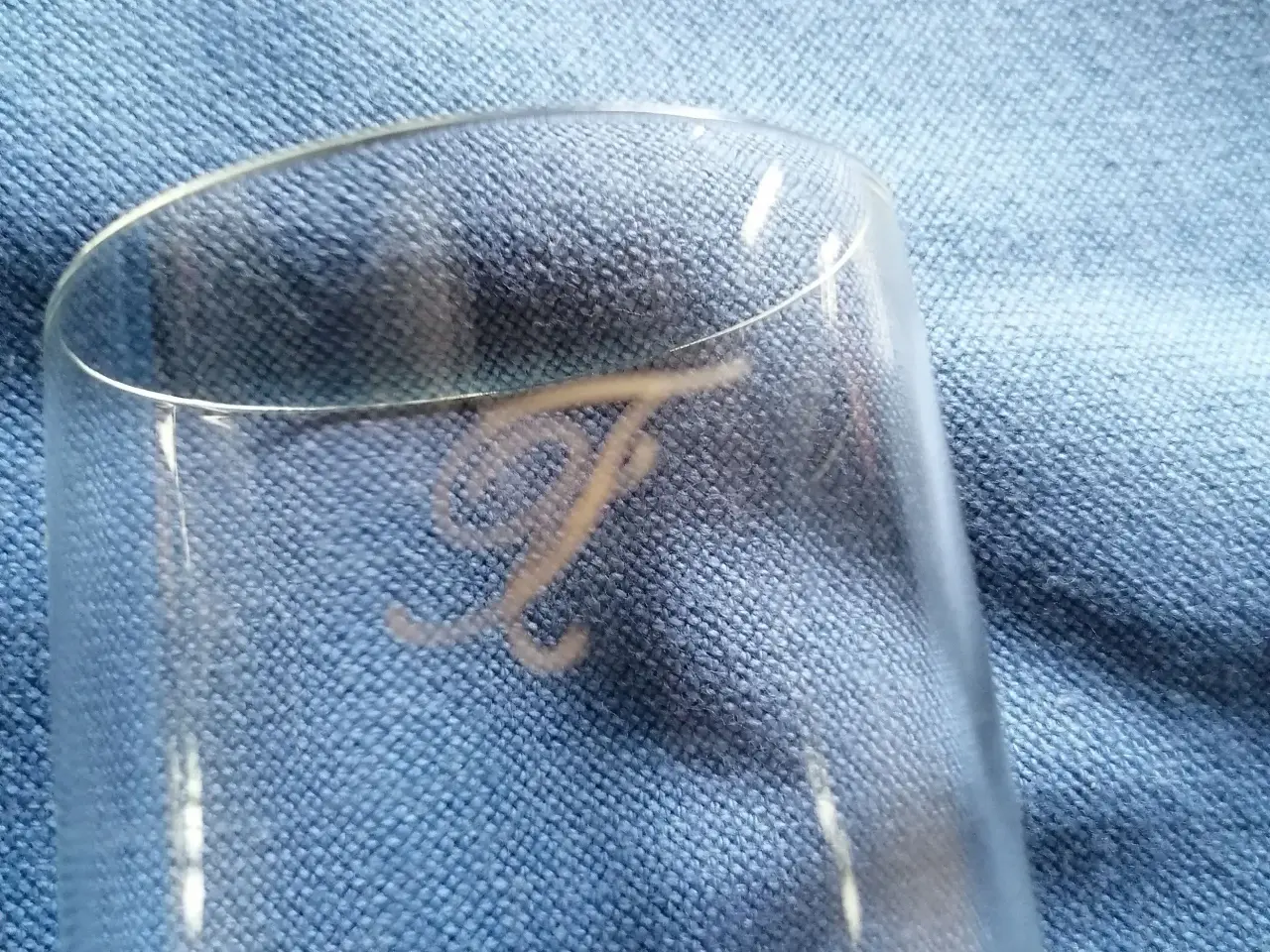 Billede 2 - Glas med Monogram - 3 stk.