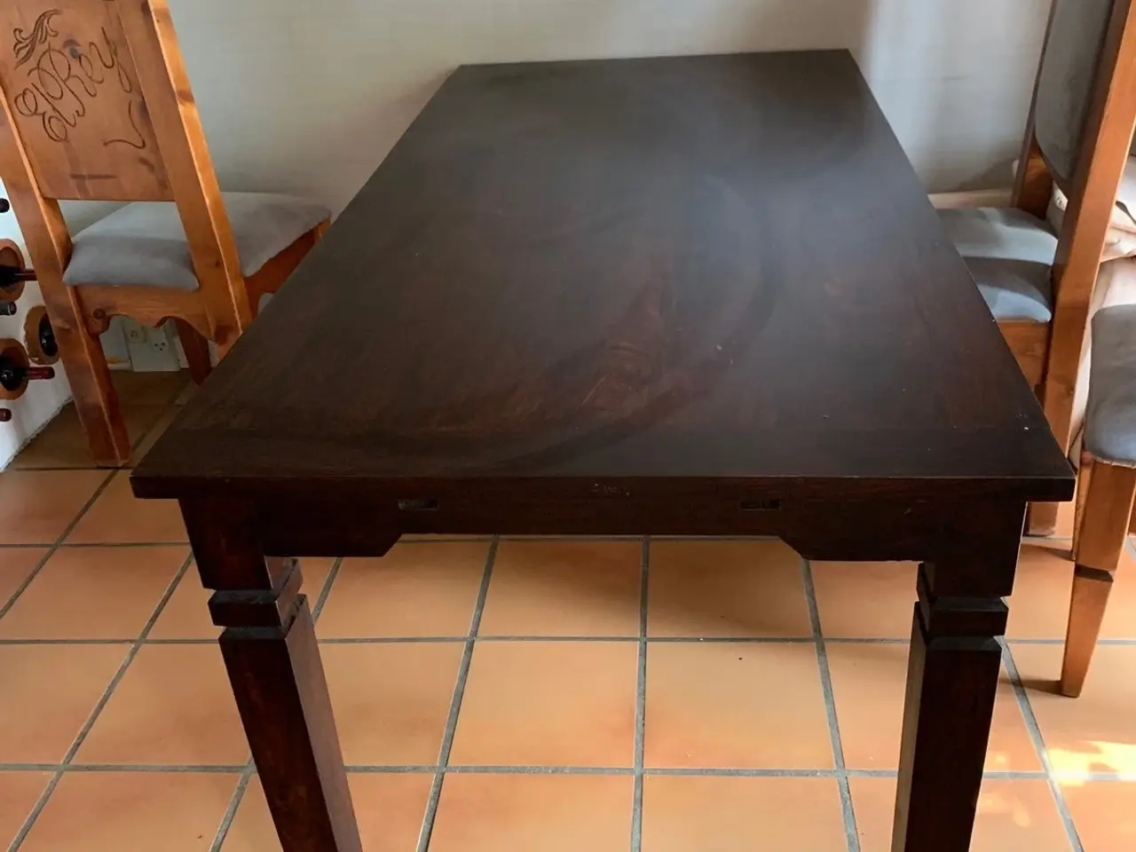 Billede 1 - Spisebord med 2 plader