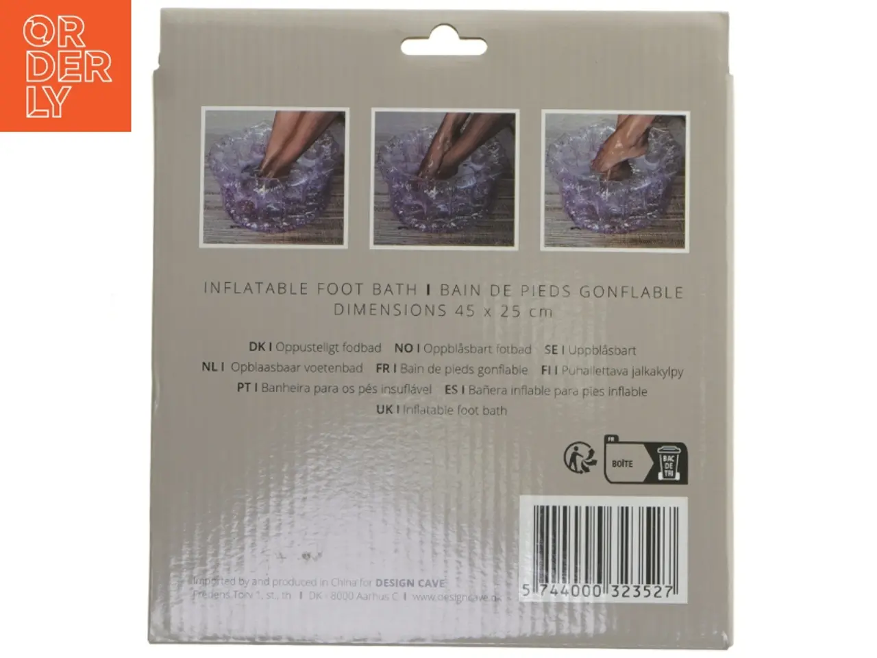 Billede 3 - Oppustelig fodbad (str. 45x25 cm)