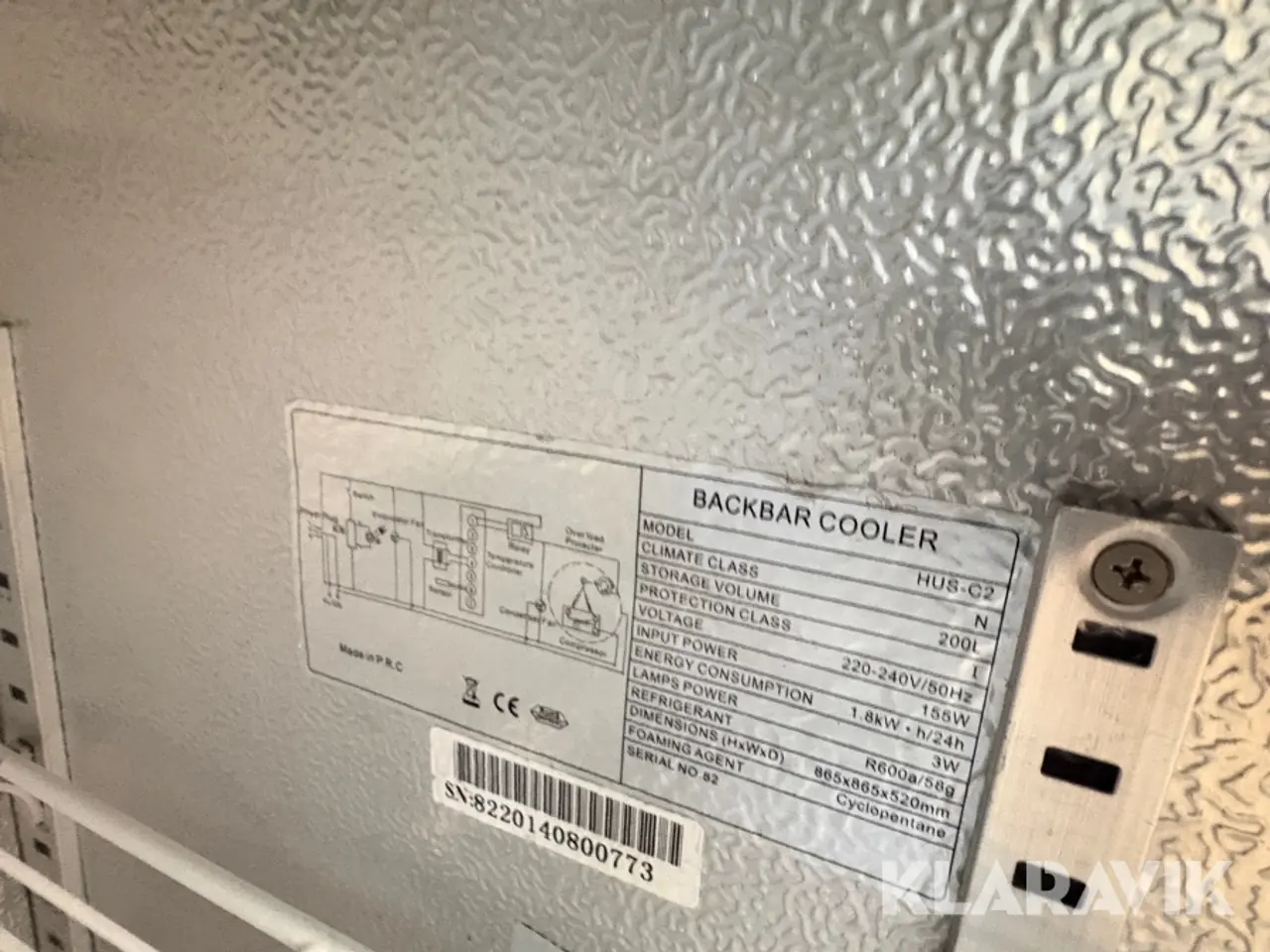 Billede 7 - Displaykøleskab Husky HUS-C2 1 styk