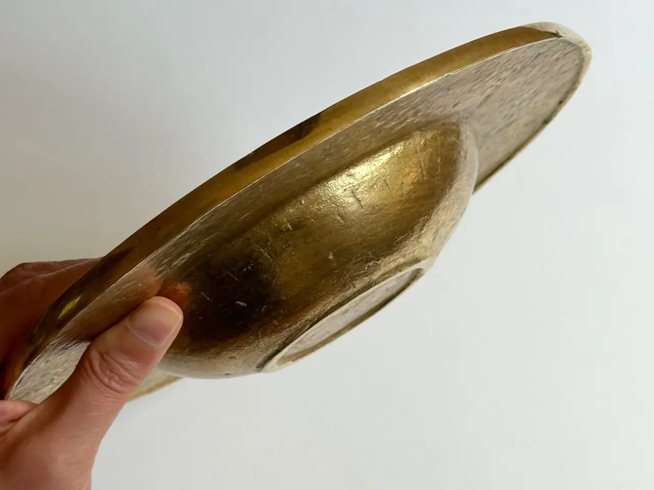 Billede 1 - Nordisk Malm, bronzefad m stjernetegn, stort