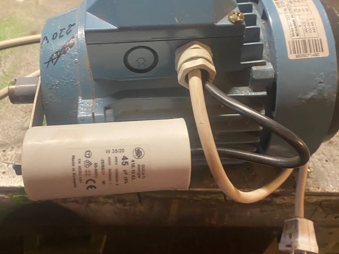 Billede 4 - Lille elmotor 220v