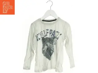 Langærmet t-shirt med ulveprint fra Friends (str. 116)
