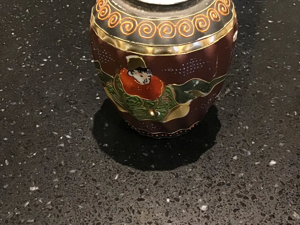 Billede 2 - Japansk Satsuma miniaturevase