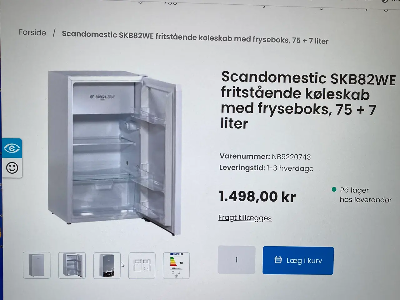 Billede 2 - Helt nyt køle-fryseskab