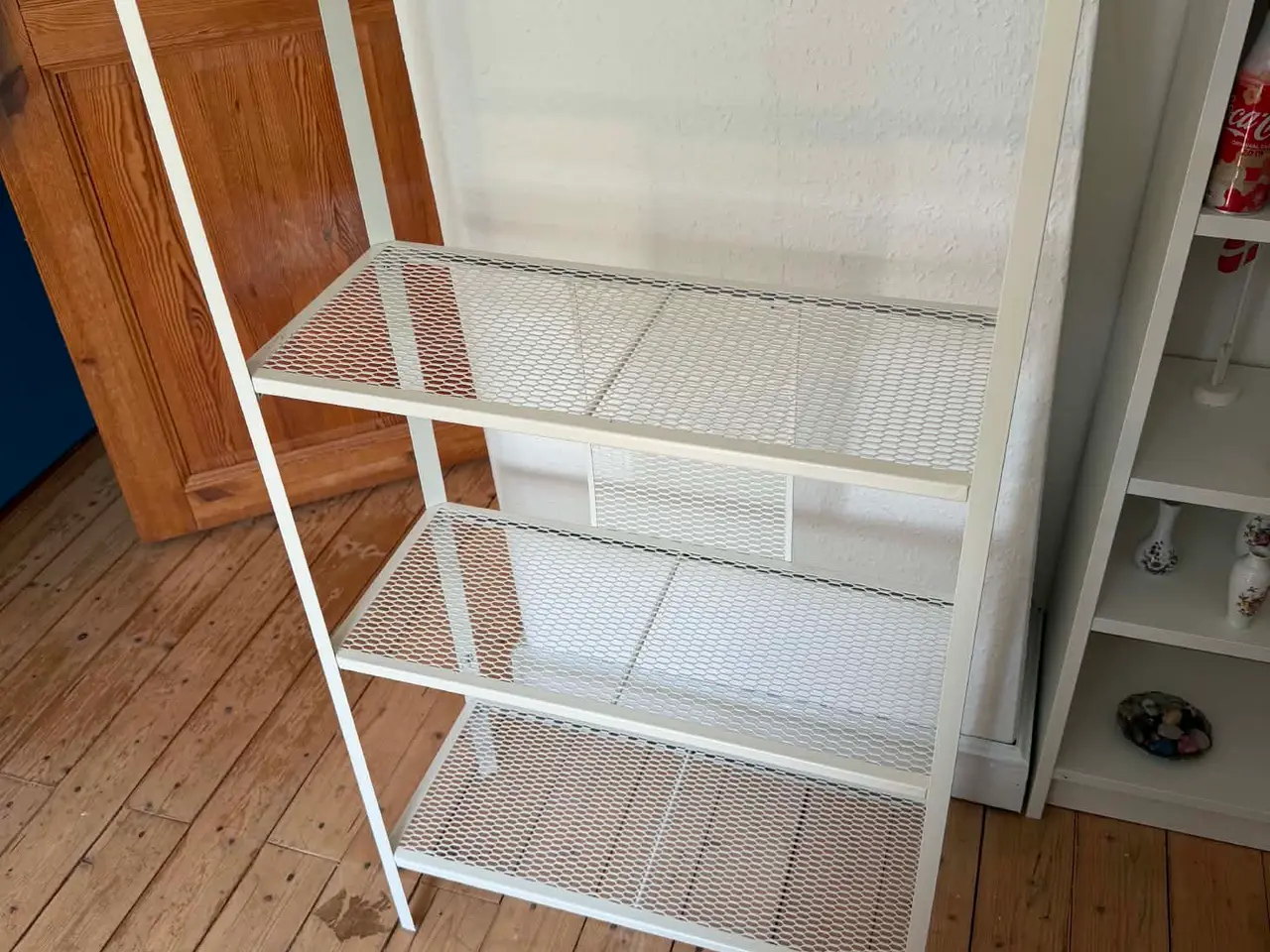 Billede 1 - Stål reol med flet, fra Ikea