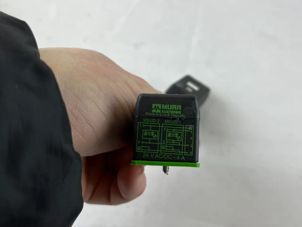 Billede 7 - Murr Elektronik MSUD Double ventil stik kabel 24V