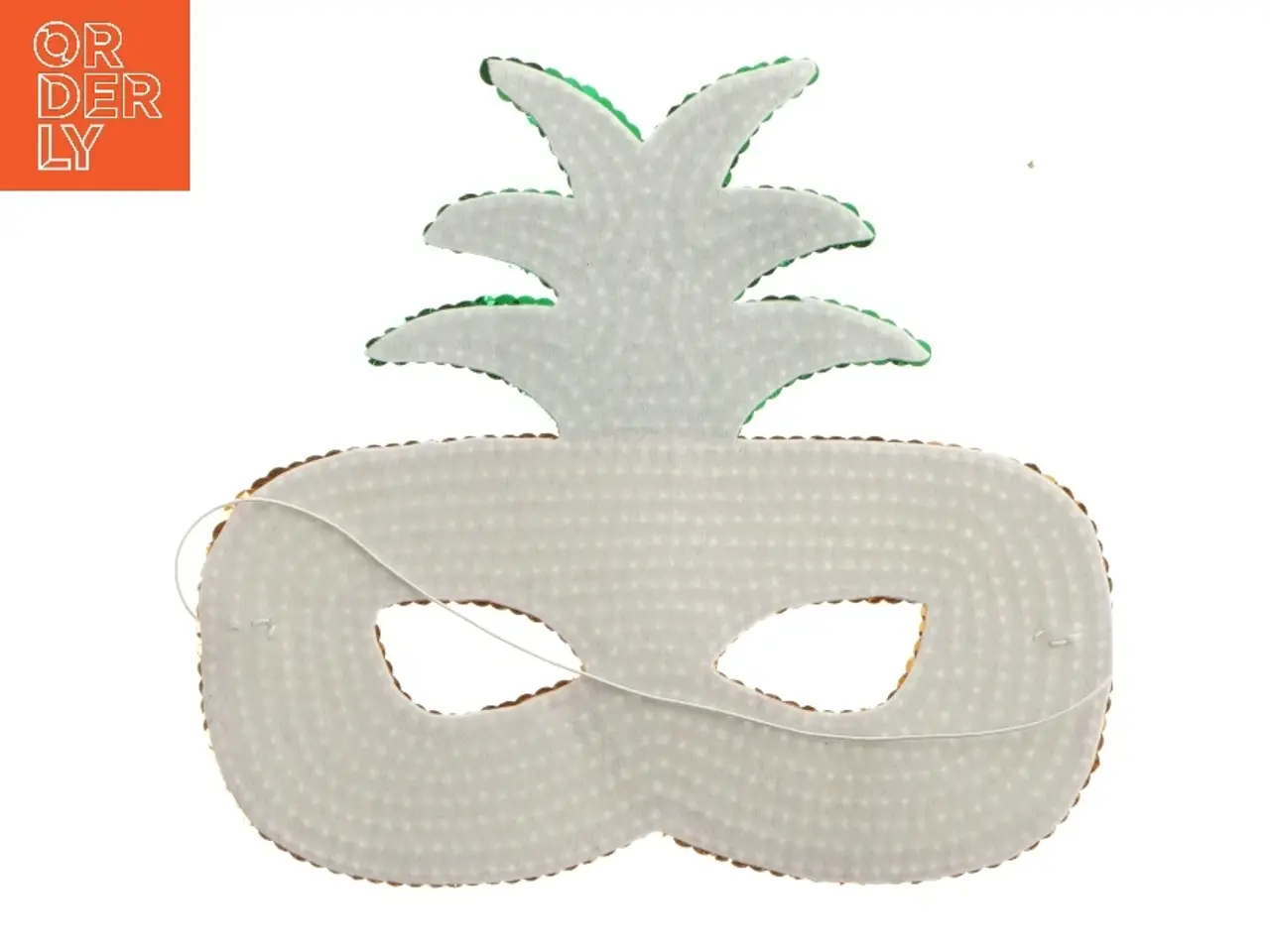 Billede 4 - Pineapple maske med pallietter (str. 20x18 cm)