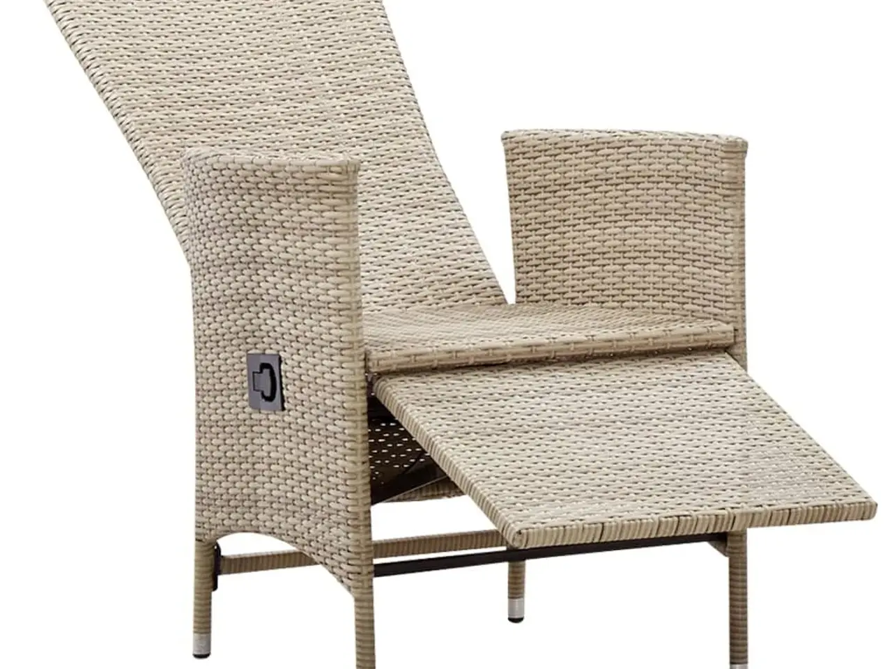 Billede 6 - Havelænestole med hynder 2 stk. i polyrattan - beige