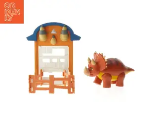 Dino Ranch Triceratops dinosaur med indhegning