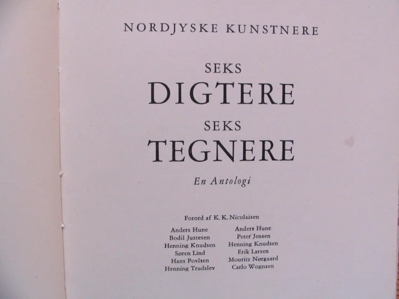 Billede 2 - Nordjyske Kunstnere Seks Digtere - Seks Tegnere