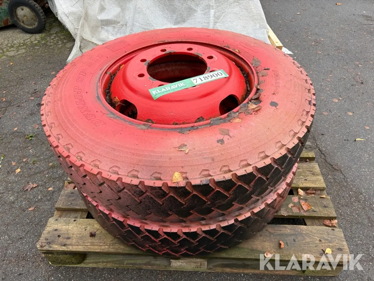 Billede 2 - Dæk med fælg Dunlop SP 811