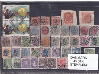 Danmark Samling - 49 Stk. Stemplet