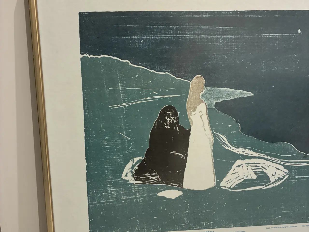 Billede 2 - Edward Munch - Tryk i guldramme
