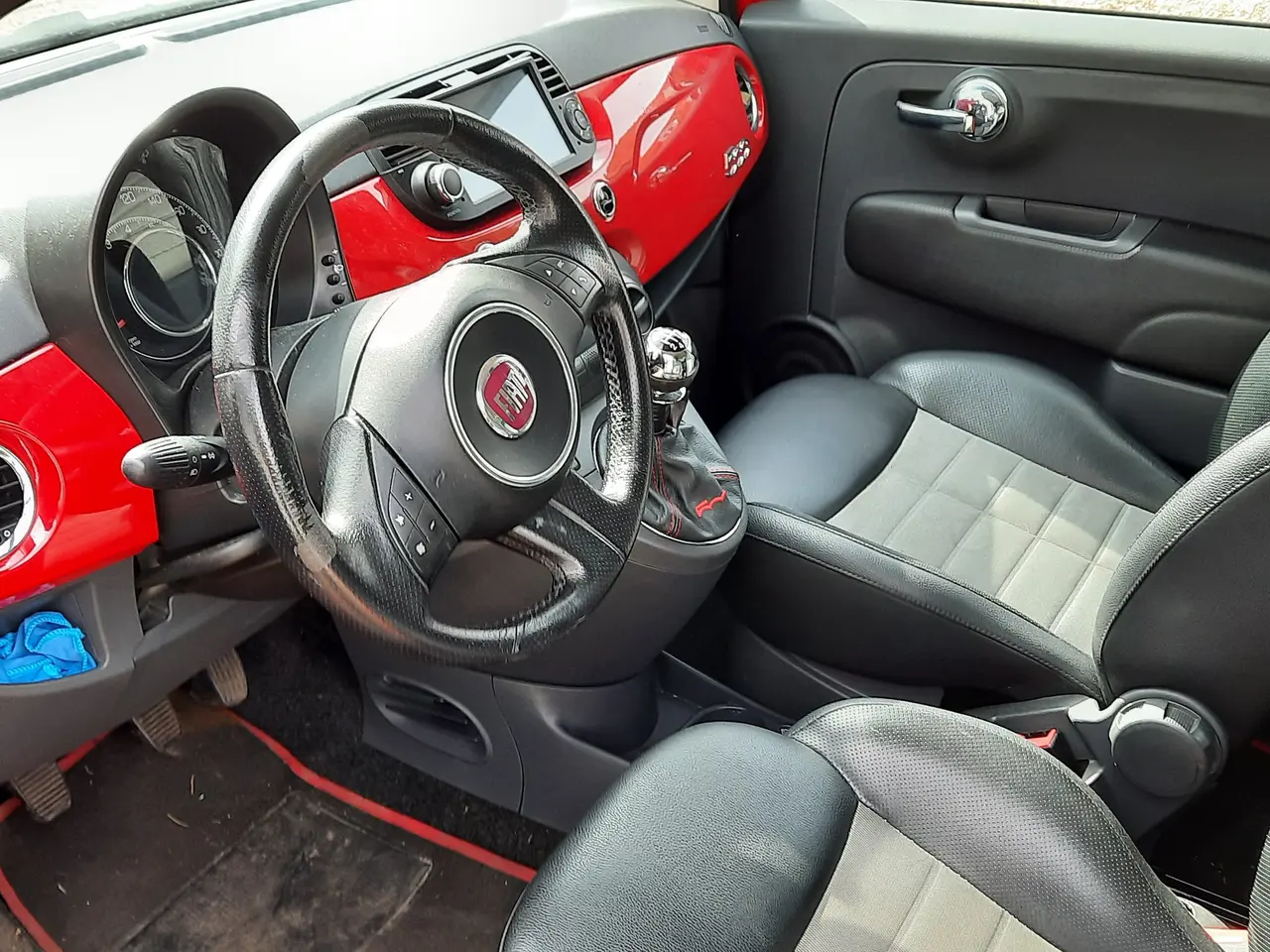 Billede 2 - Fiat 500 1,4 Sport, 2008 - Rød - Sælges