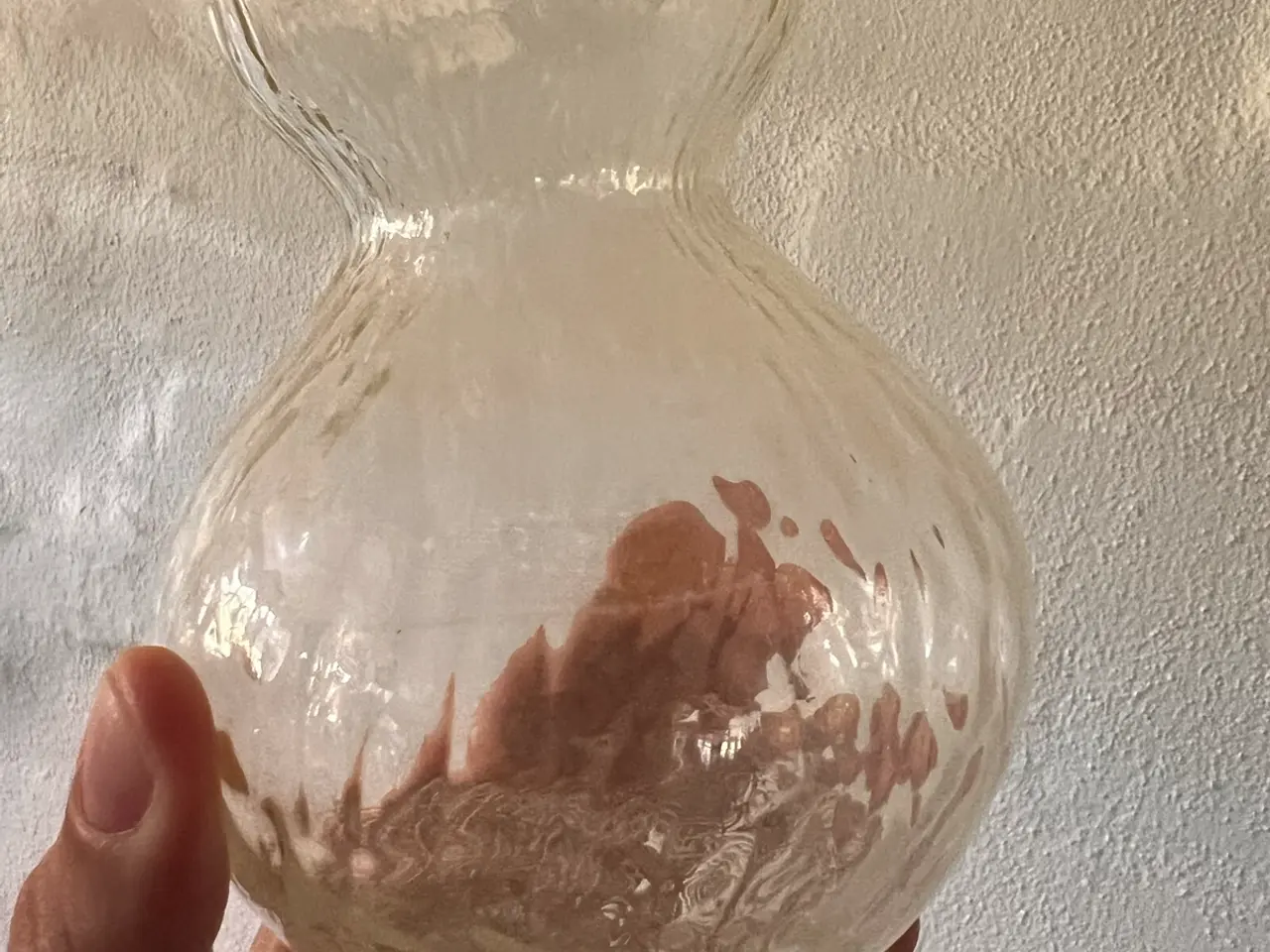 Billede 1 - Hyacintglas – Fyens Glasværk – klart glas – 11,5 c