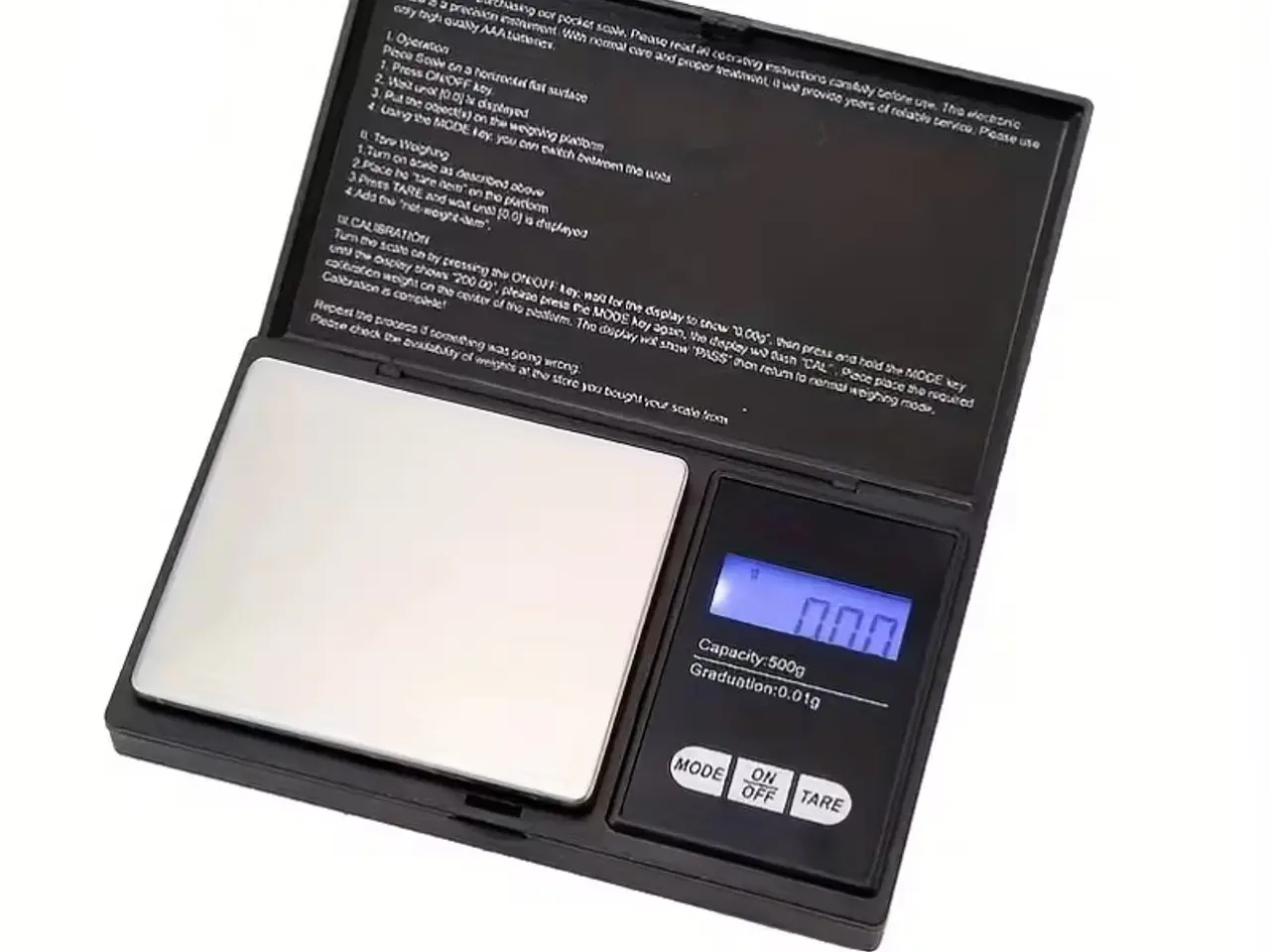 Billede 6 - Præcisionsvægt 500g/0,01g HELT NY