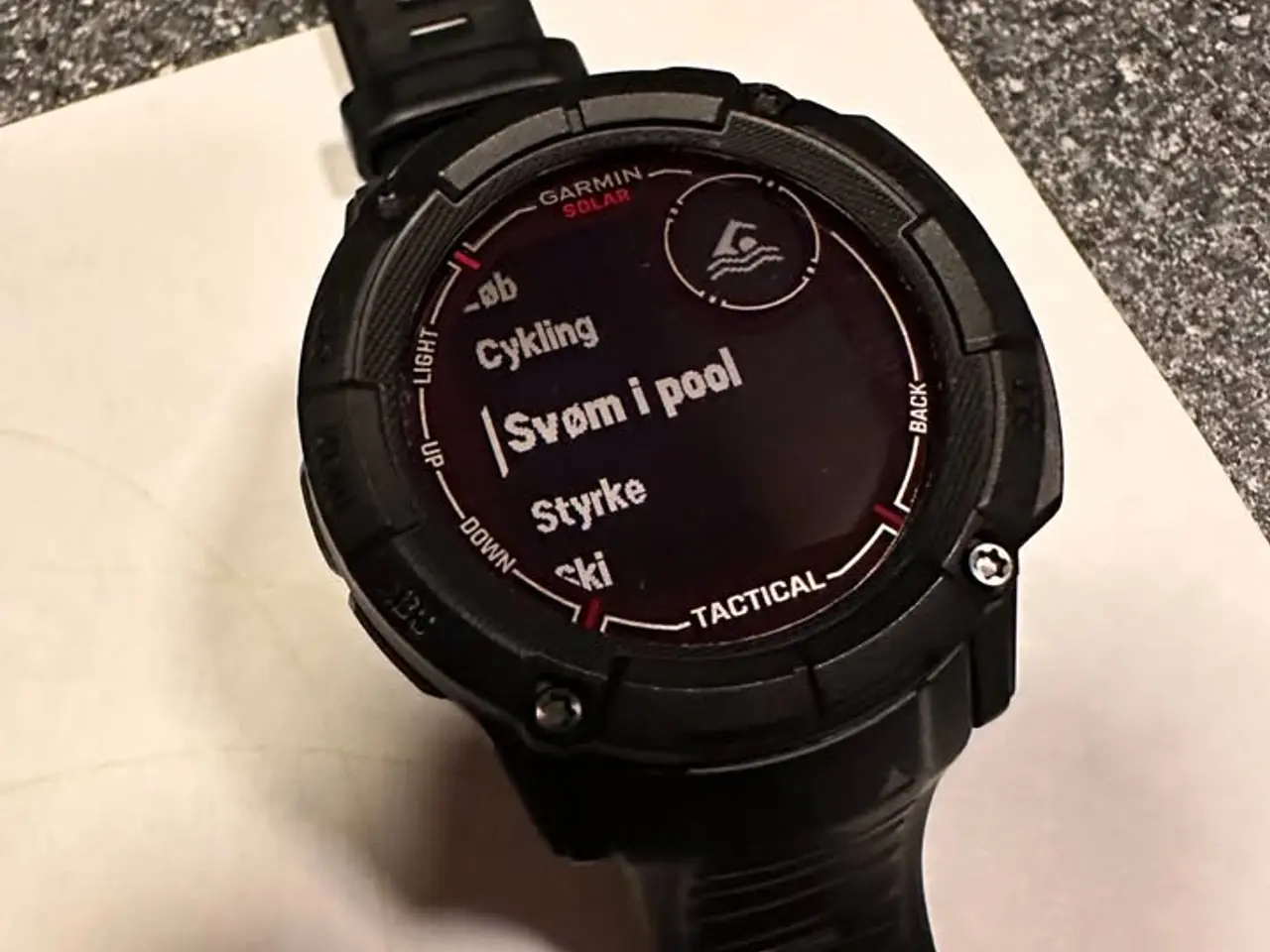 Billede 3 - 3 mdr., Garmin Instinct 2X Solar Tactical, 50 mm