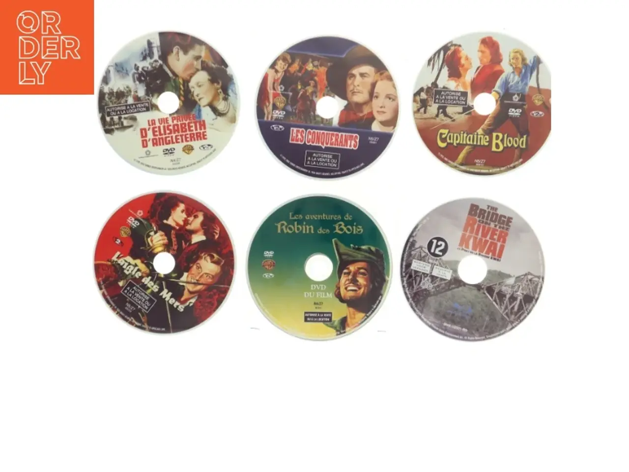 Billede 1 - Errol Flynn dvd collection (DVD) + The Bridge on River Kwai (blu-ray)