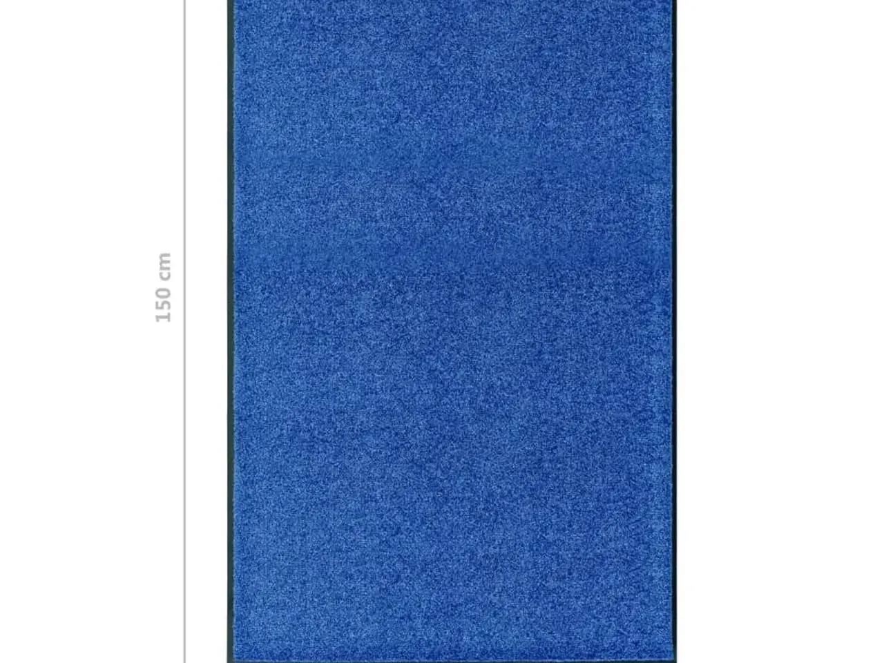Billede 6 - Vaskbar dørmåtte 90x150 cm blå