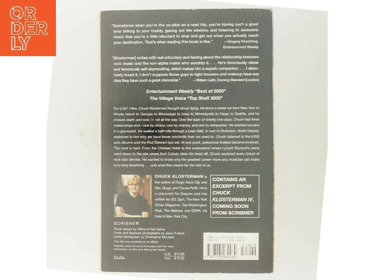 Billede 3 - Killing Yourself to Live af Chuck Klosterman (Bog)